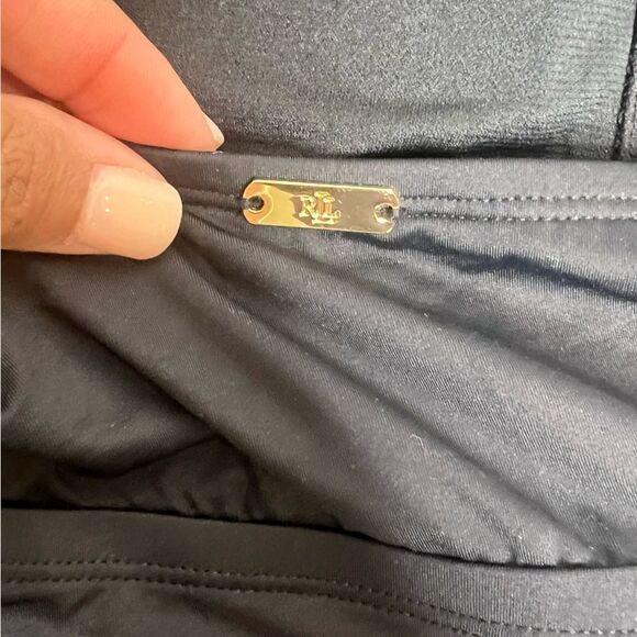 NWT Lauren Ralph Lauren high neck black one piece - Picture 5 of 6